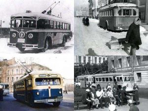 Старые троллейбусы