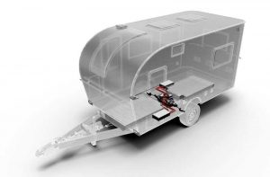 Тестирование прицепа Dethleffs E.Home Caravan на тяге Audi E-tron