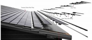 Компания Tesla начинает выпуск «солнечной черепицы» для установки на крыши домов