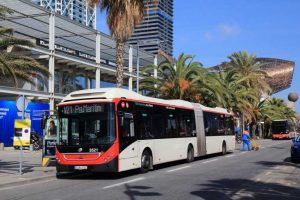 В Барселоне тестируется автобус на биометане