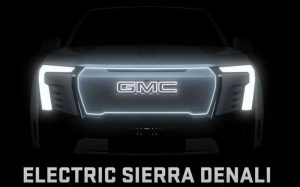 GMC показали тизер электрического пикапа Sierra