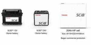 Разные исполнения аккумуляторов Toshiba SCiB