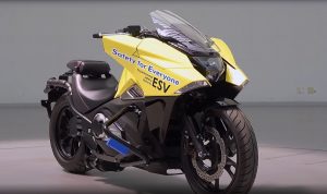 Технология Honda ESV Riding-Assist на мотоцикле