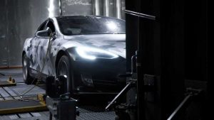 Испытания прототипа аккумулятора One Gemini на Tesla Model S