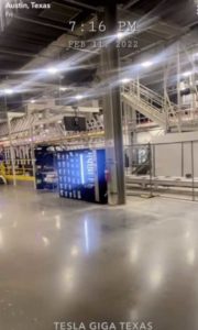 В сети появилось видео с предприятия Tesla Gigafactory Texas