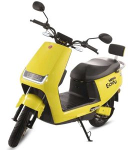 Компания Hero Electric India представила новый электрический скутер Eddy