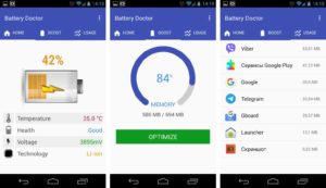 Программа для проверки аккумулятора телефона Battery Doctor - Battery Saver & Phone boost