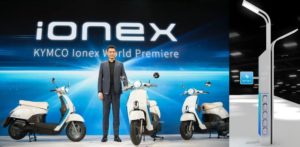 Аккумуляторы KYMCO Ionex будут питать электромотоциклы и уличные фонари
