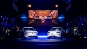 Geely представили свой электрический кроссовер EX5 в Италии