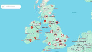 InstaVolt добавили функции поиска зарядных станций