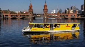 DHL приобрели электрическое судно